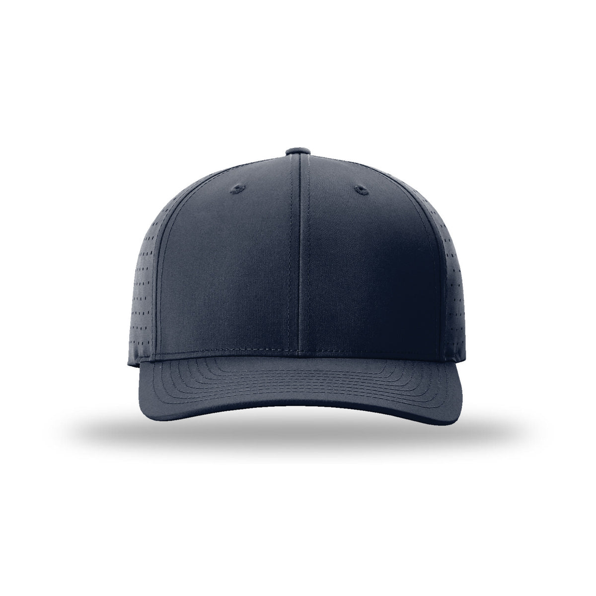 Richardson 632 Laser Perf R-Flex hat, Navy, front view