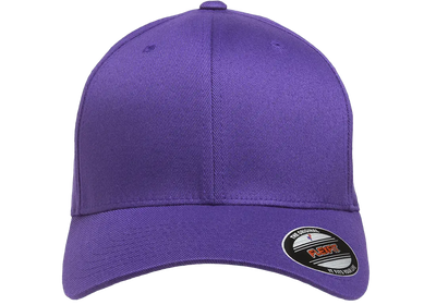 Flexfit 6277 fitted hat in Purple, front view