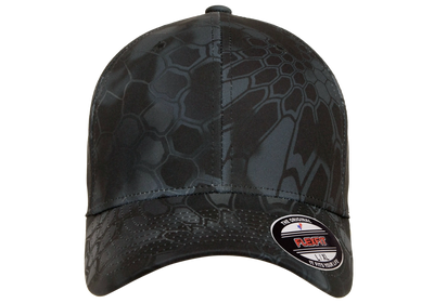 Flexfit 6277 fitted hat in Kryptek Typhon, front view