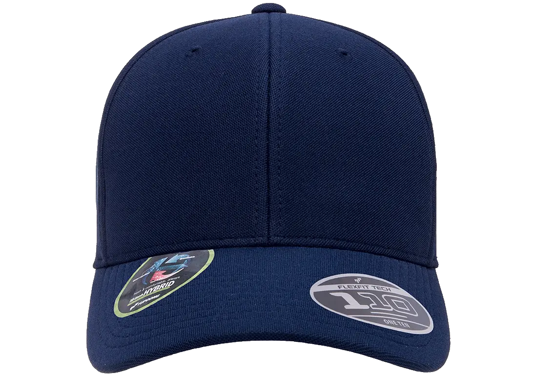 Flexfit 110P Cool and Dry mini-pique cap in navy