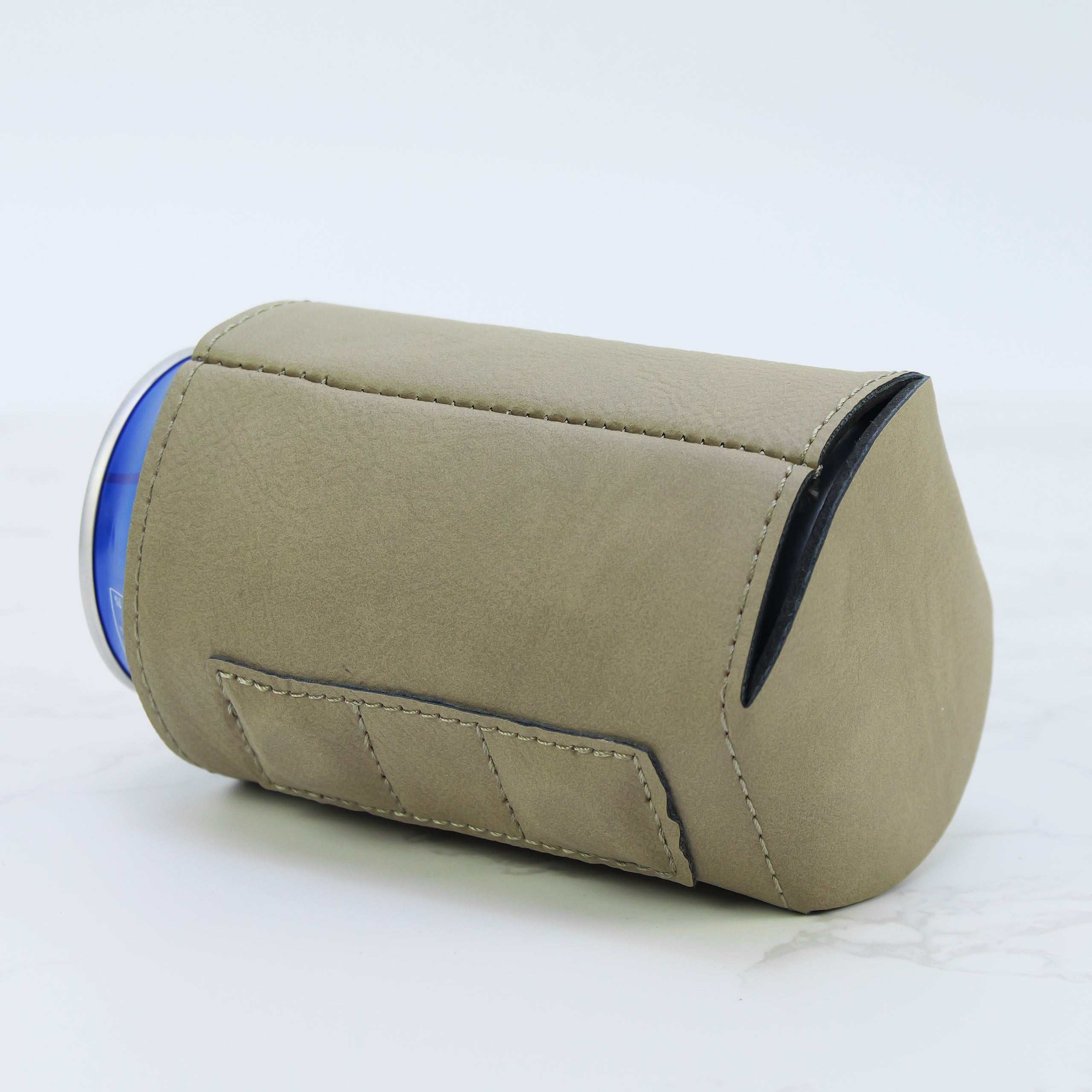 Leatherette 12oz Magnetic Can Cooler