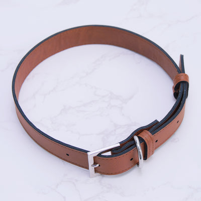 Personalized Dog Collar, Leatherette, Add a custom QR code