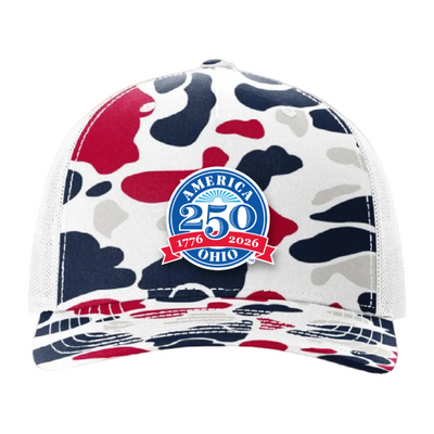 Officially Licensed Ohio 250 Trucker Hat | America 250 Celebration Hat