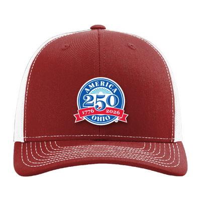Officially Licensed Ohio 250 Trucker Hat | America 250 Celebration Hat