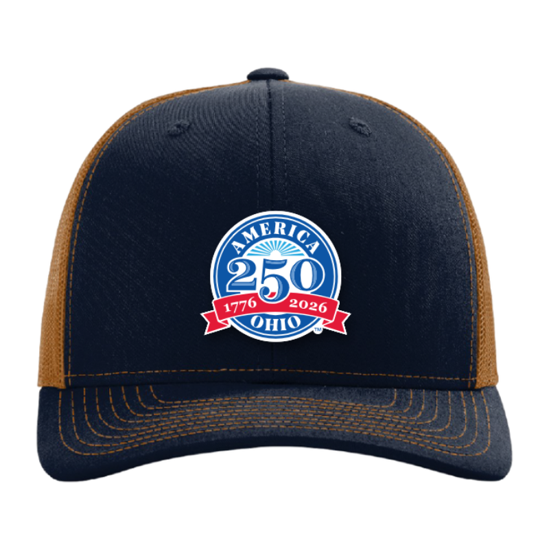 Officially Licensed Ohio 250 Trucker Hat | America 250 Celebration Hat