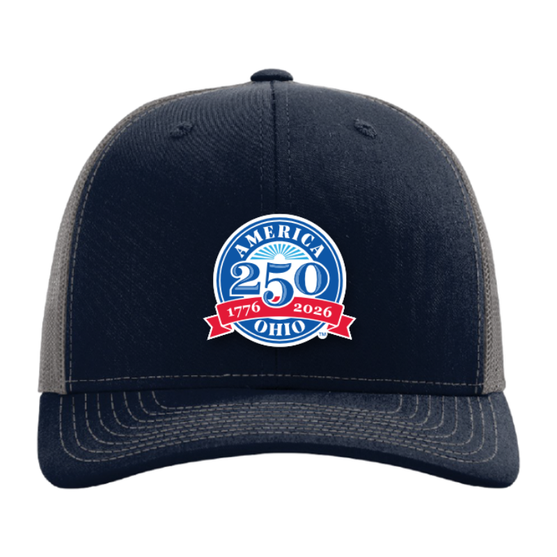 Officially Licensed Ohio 250 Trucker Hat | America 250 Celebration Hat