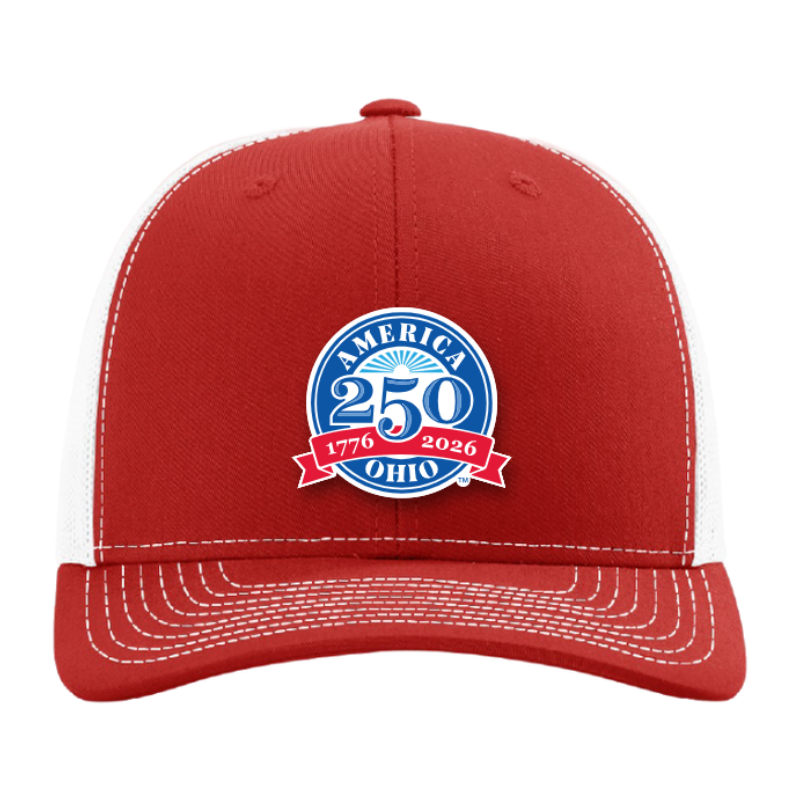 Officially Licensed Ohio 250 Trucker Hat | America 250 Celebration Hat