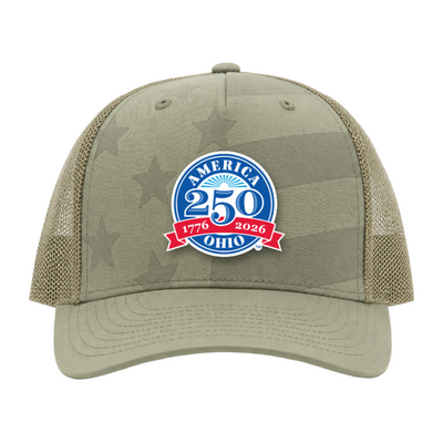 Officially Licensed Ohio 250 Trucker Hat | America 250 Celebration Hat