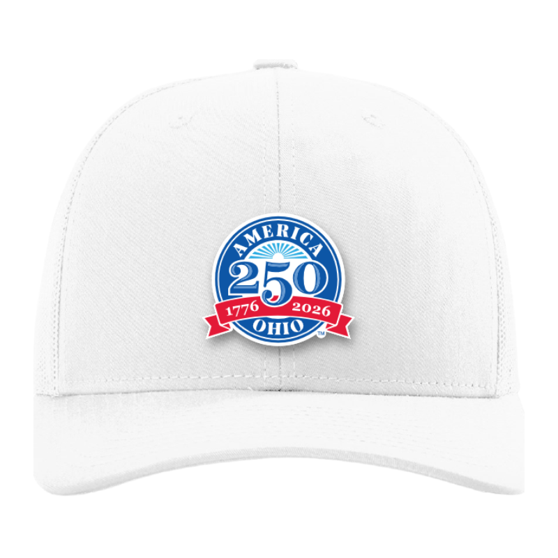 Officially Licensed Ohio 250 Trucker Hat | America 250 Celebration Hat