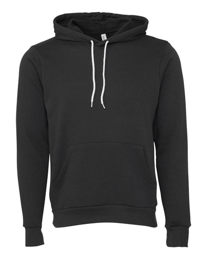 Black pullover hoodie, ready for your design