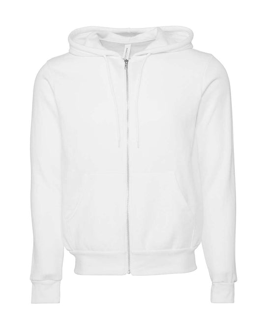Personalized Unisex Sponge Fleece Full-Zip Hoodie Sweatshirt - BELLA+CANVAS 3739