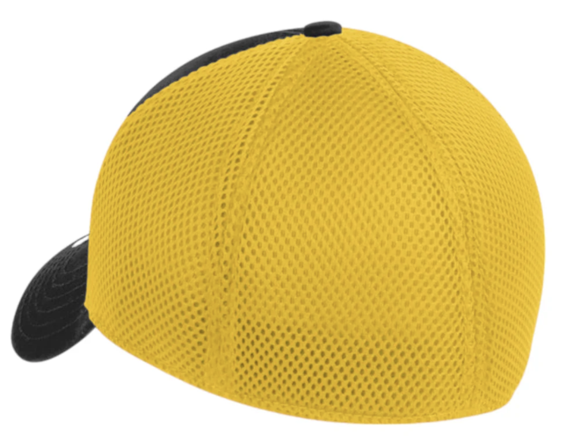 New Era 39Thirty Stretch Mesh Hat with Custom Patch