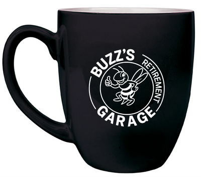 Buzz's Retirement Garage 16oz Ceramic Mug