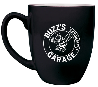 Buzz's Retirement Garage 16oz Ceramic Mug