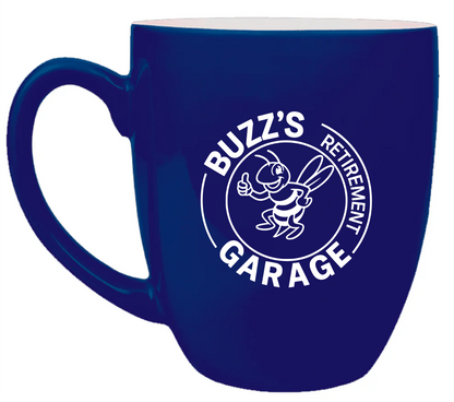 Buzz's Retirement Garage 16oz Ceramic Mug