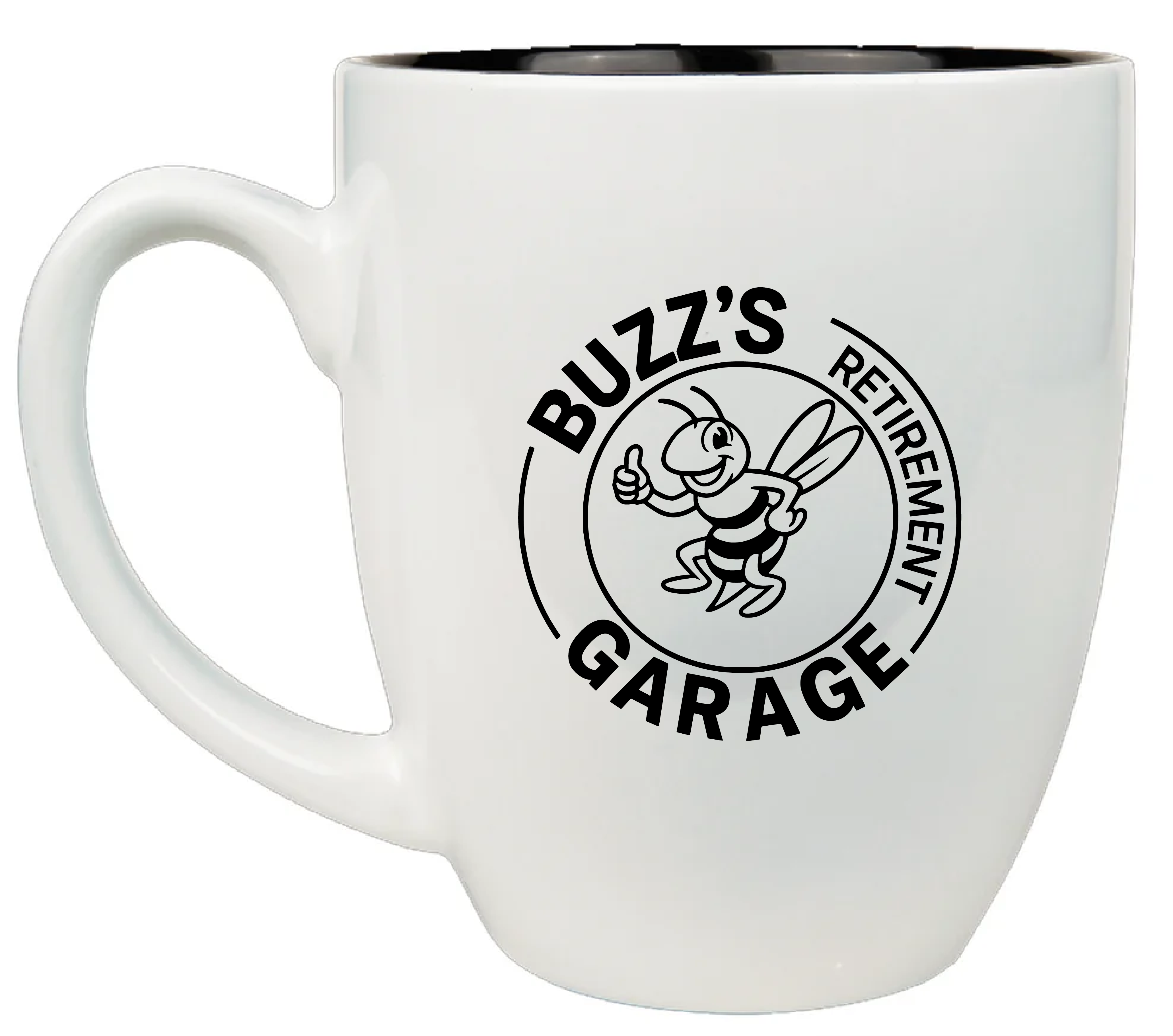 Buzz's Retirement Garage 16oz Ceramic Mug