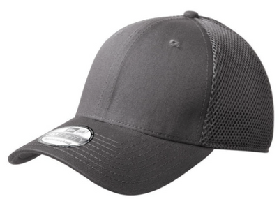 New Era 39Thirty Stretch Mesh Hat with Custom Patch