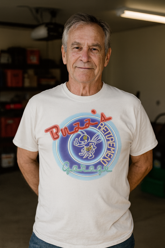Buzz's Retirement Garage Short Sleeve T-shirt - Bella + Canvas