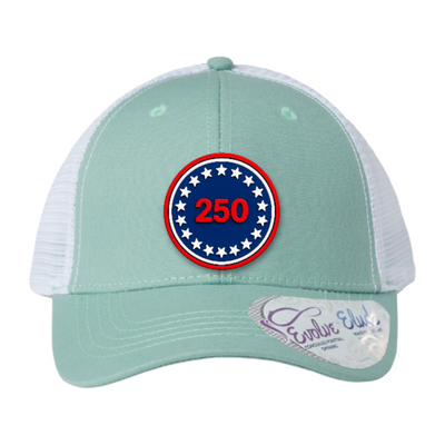 USA 250 Patriotic Trucker Hat – 250th Anniversary Patch Hat