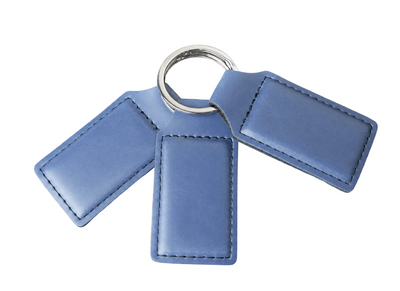 Keychain Premium Leatherette® with Custom Logo