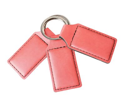 Keychain Premium Leatherette® with Custom Logo