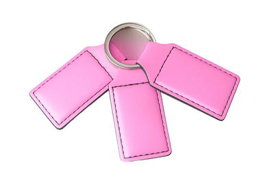 Keychain Premium Leatherette® with Custom Logo
