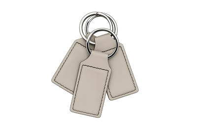 Keychain Premium Leatherette® with Custom Logo