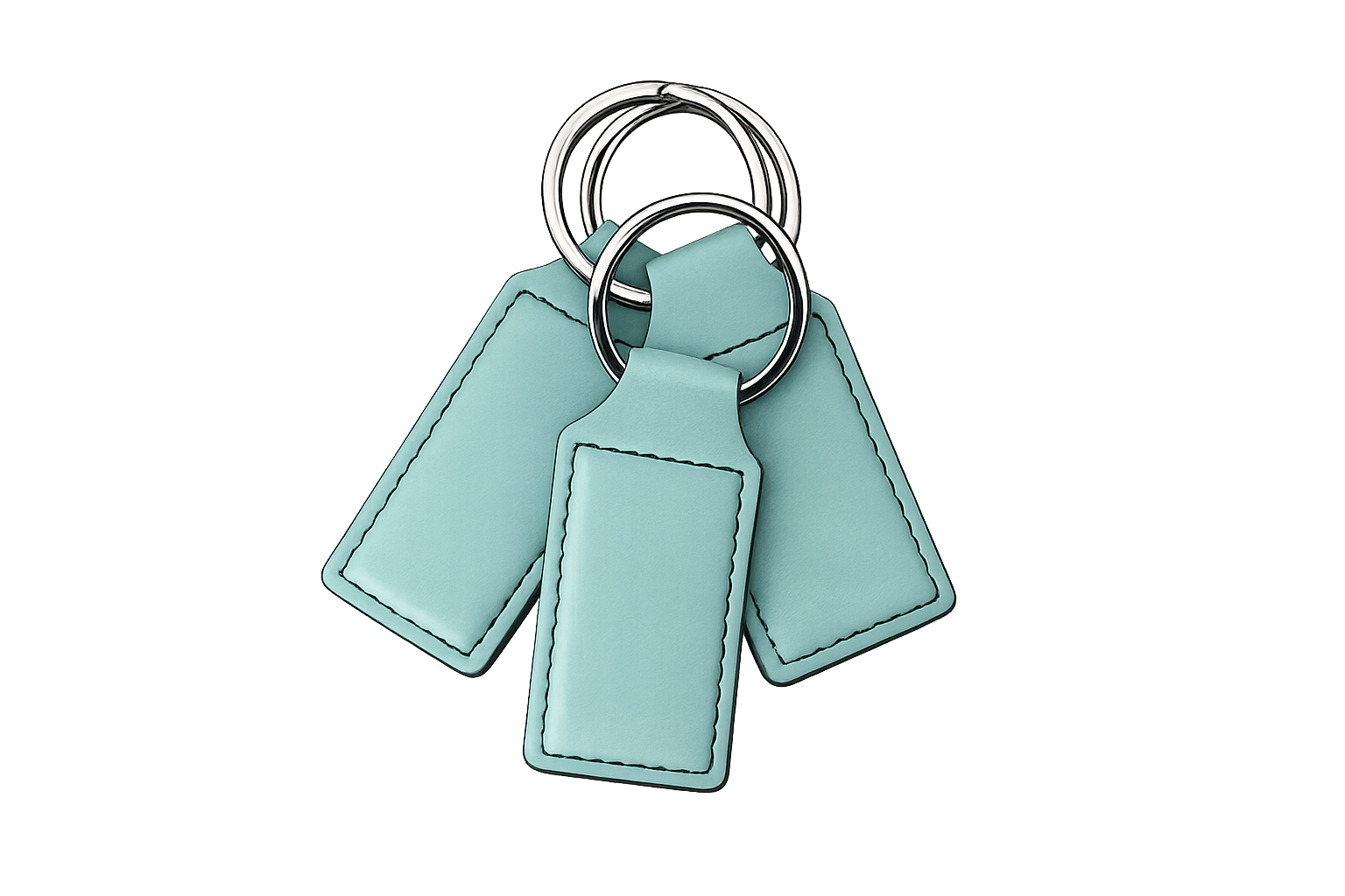 Keychain Premium Leatherette® with Custom Logo