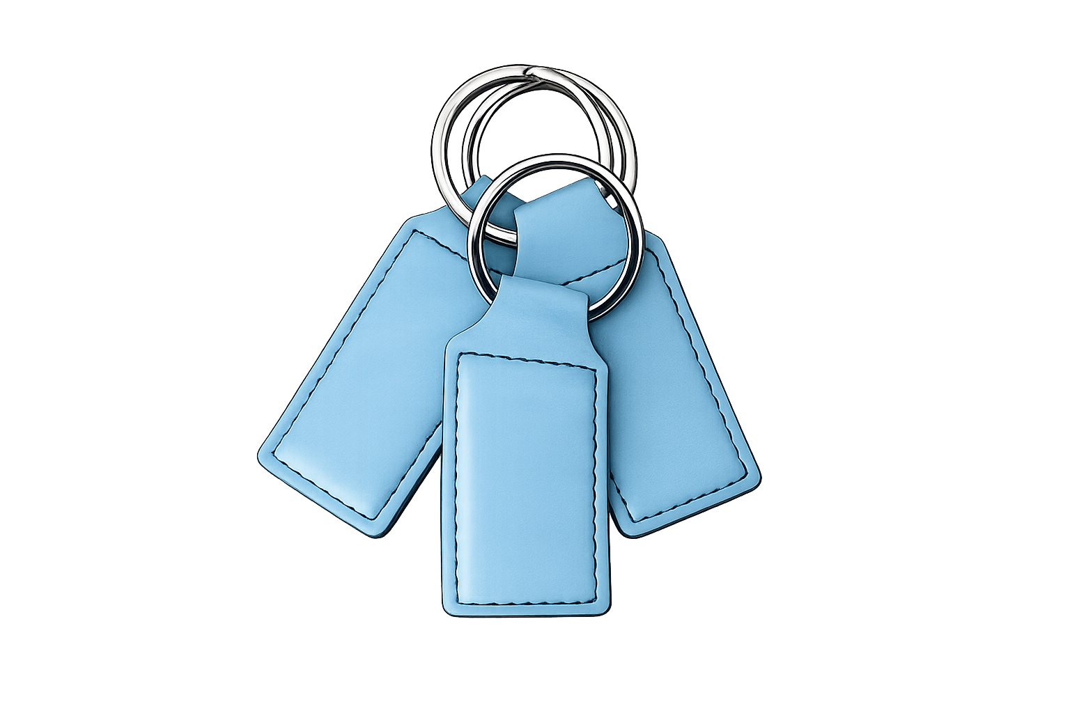 Keychain Premium Leatherette® with Custom Logo