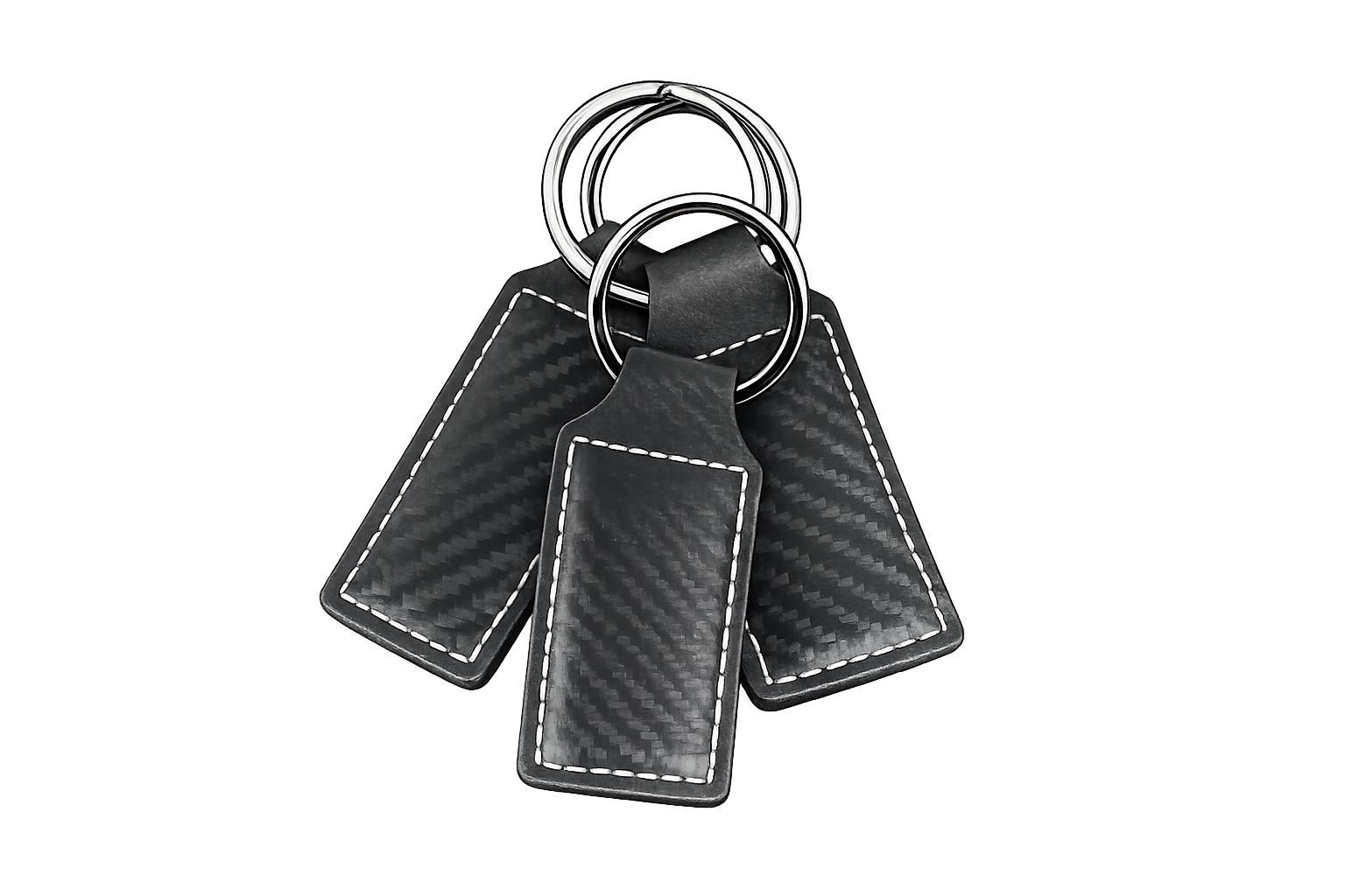 Keychain Premium Leatherette® with Custom Logo
