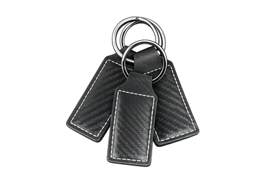 Keychain Premium Leatherette® with Custom Logo
