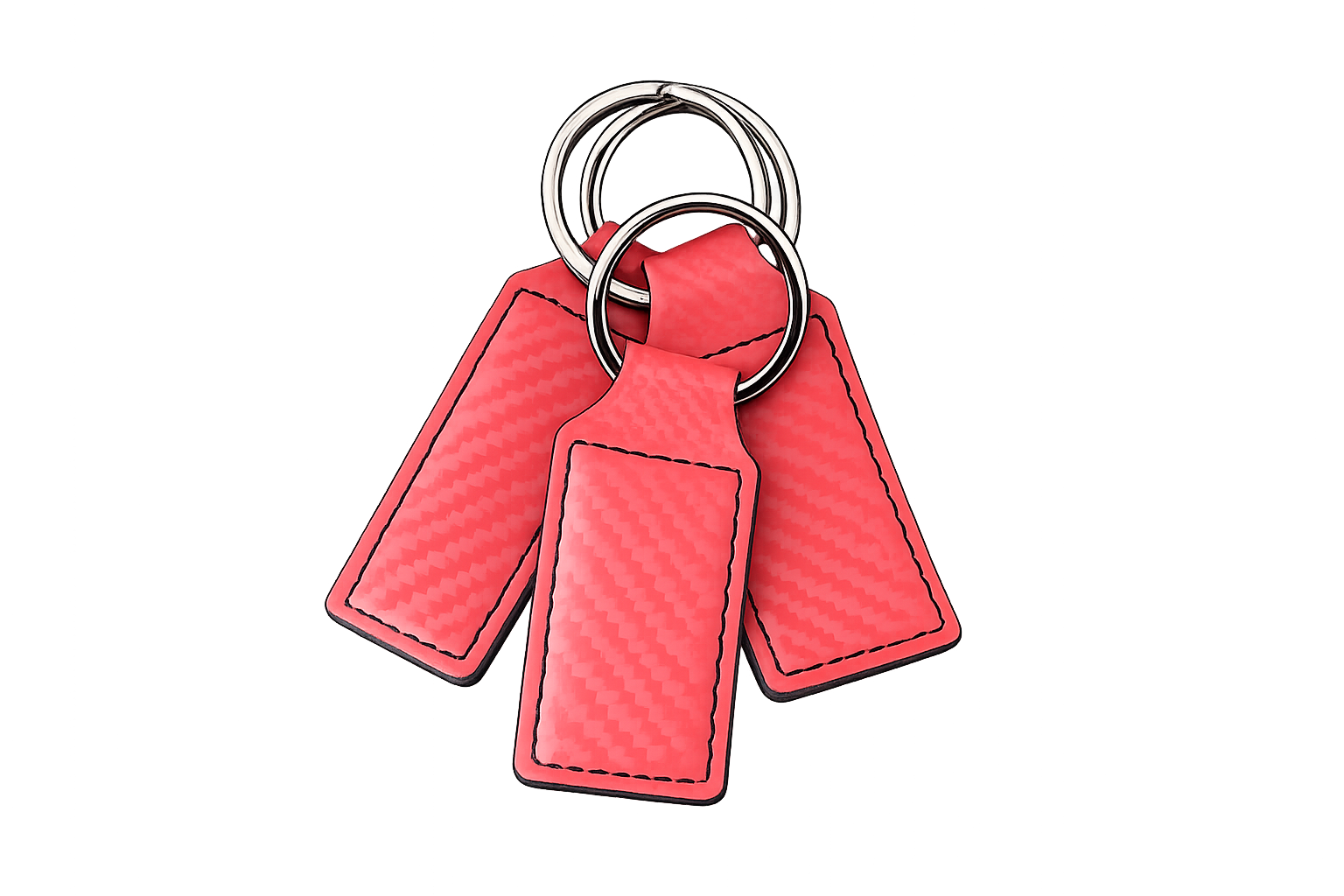Keychain Premium Leatherette® with Custom Logo