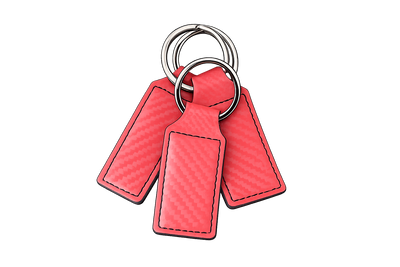 Keychain Premium Leatherette® with Custom Logo