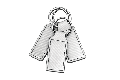 Keychain Premium Leatherette® with Custom Logo