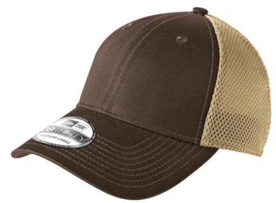 New Era 39Thirty Stretch Mesh Hat with Custom Patch