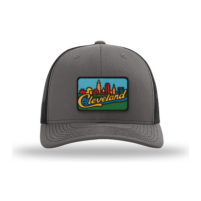 Cleveland Skyline Hat | Full-Color Cleveland Patch Trucker Hat