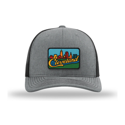 Cleveland Skyline Hat | Full-Color Cleveland Patch Trucker Hat