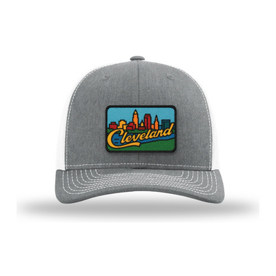 Cleveland Skyline Hat | Full-Color Cleveland Patch Trucker Hat