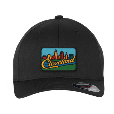 Cleveland Skyline Hat | Full-Color Cleveland Patch Trucker Hat