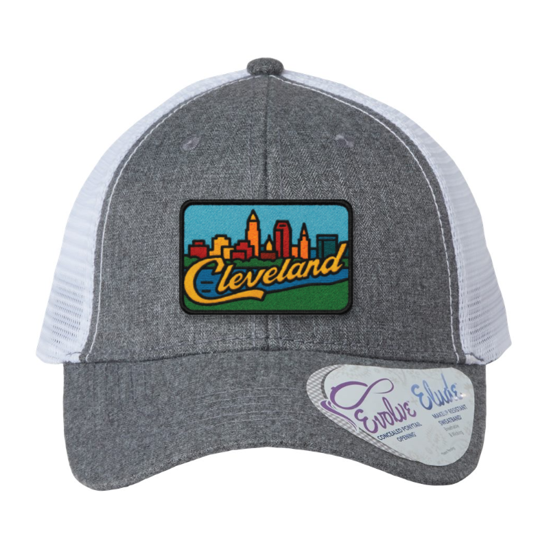 Cleveland Skyline Hat | Full-Color Cleveland Patch Trucker Hat