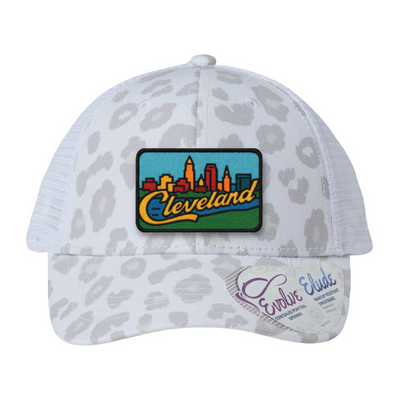 Cleveland Skyline Hat | Full-Color Cleveland Patch Trucker Hat