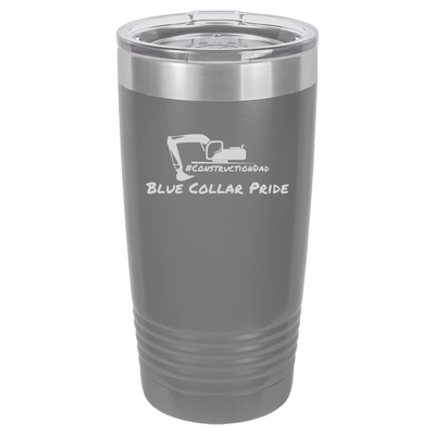 ConstructionDad 20 oz. Vacuum Insulated Ringneck Tumbler with Clear Lid - Polar Camel