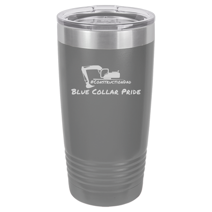 ConstructionDad 20 oz. Vacuum Insulated Ringneck Tumbler with Clear Lid - Polar Camel