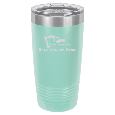 ConstructionDad 20 oz. Vacuum Insulated Ringneck Tumbler with Clear Lid - Polar Camel