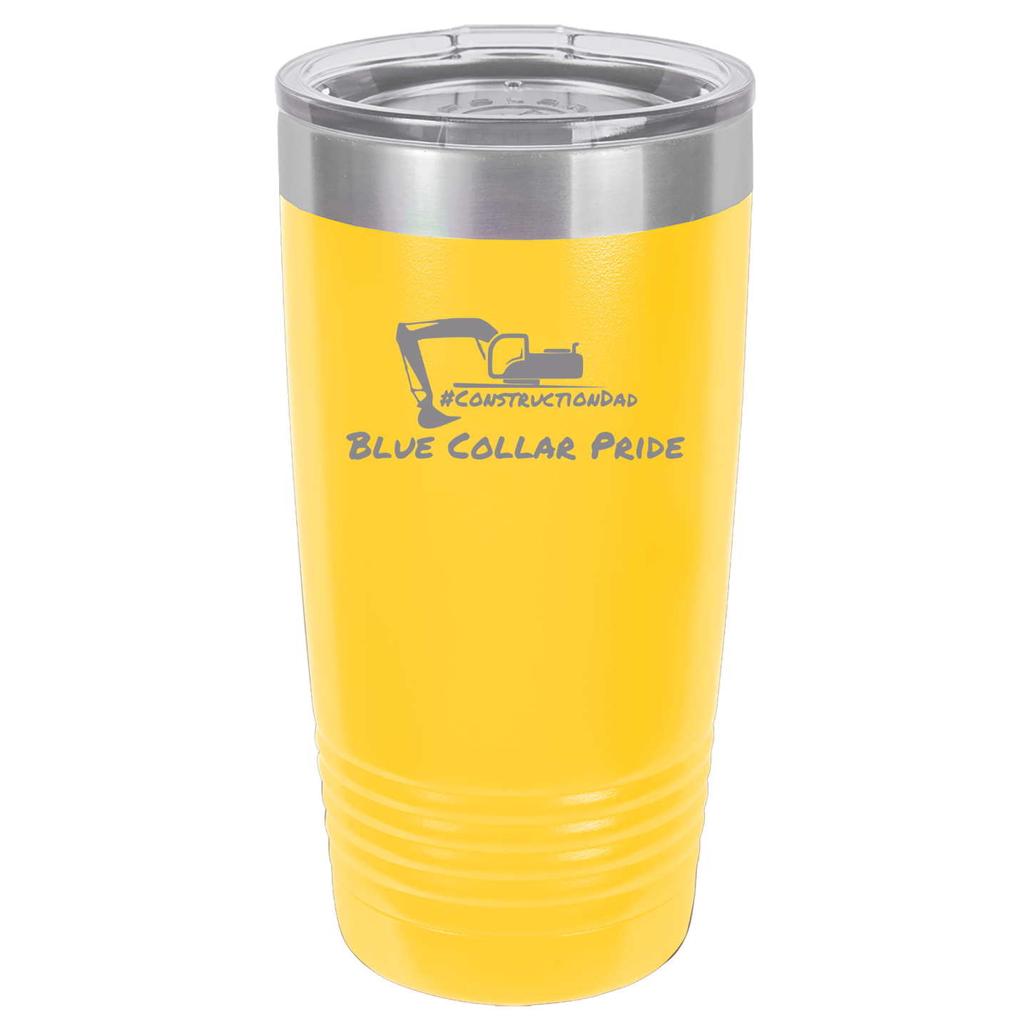 ConstructionDad 20 oz. Vacuum Insulated Ringneck Tumbler with Clear Lid - Polar Camel