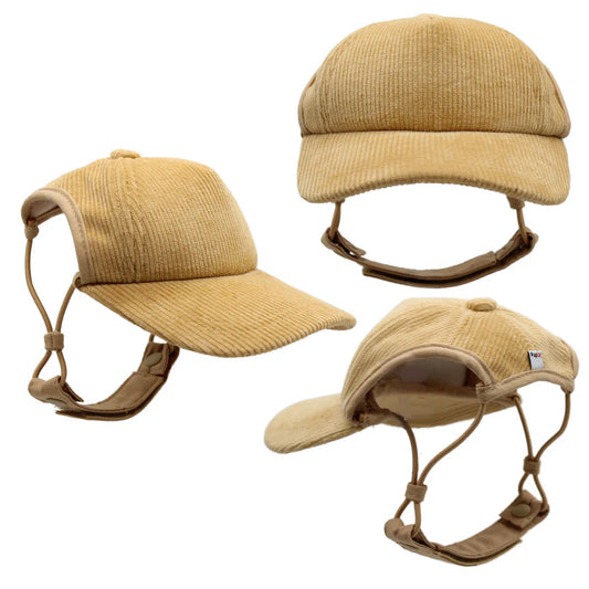 PupLid Dog Hat with Custom Design - Corduroy Trucker Hat - Pick up at CLE Unleashed