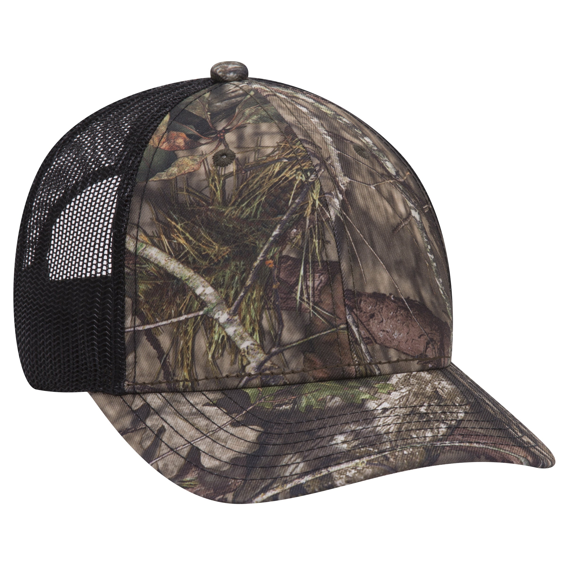 Personalized OTTO CAP 171-1293 Mossy Oak Camouflage Baseball Cap with Custom Design