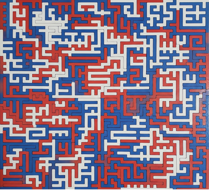 Acrylic Fractal Puzzle - Solid Mixed