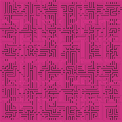 Acrylic Fractal Puzzle - Solid