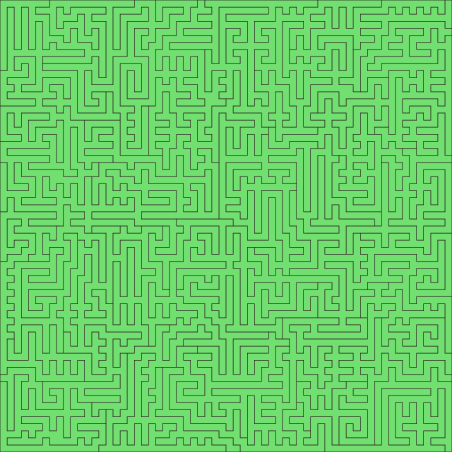 Acrylic Fractal Puzzle - Solid